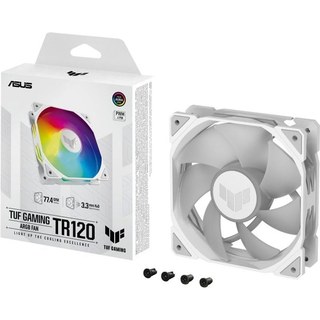 ASUS TUF GAMING TR120 ARGB 1-pack White Boitier PC Refroidisseur d'air 12 cm Blanc