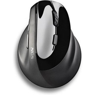 Ngs Evo Moksha : Souris sans fil, conception verticale ergonomique. Rechargeable. Silencieux.