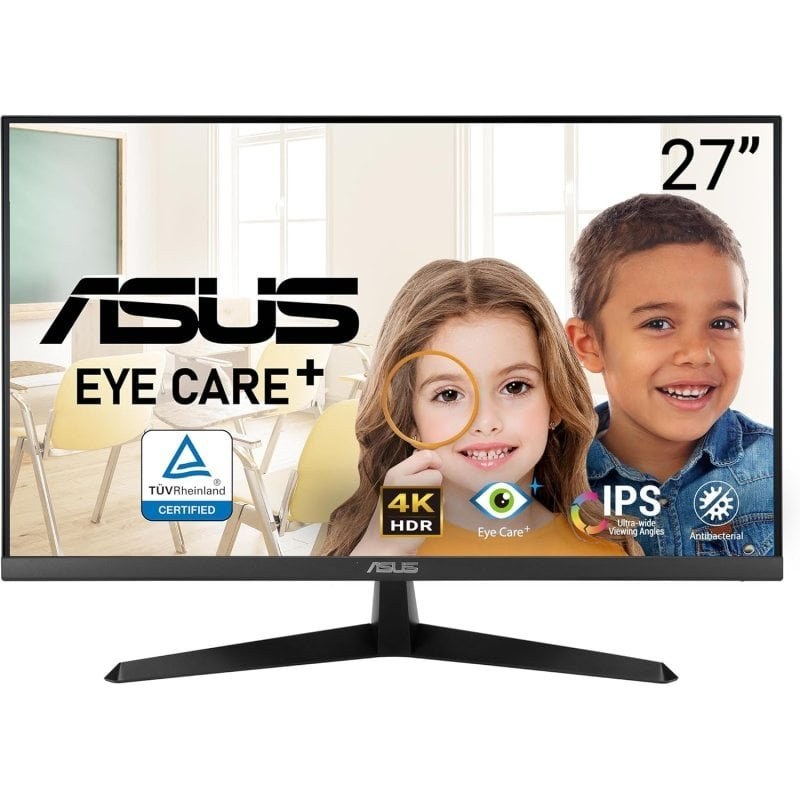 ASUS VY27UQ écran plat de PC 68,6 cm (27") 3840 x 2160 pixels 4K Ultra HD LCD Noir