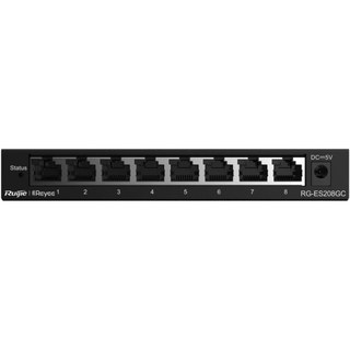 Ruijie Networks RG-ES208GC commutateur réseau Géré L2 Gigabit Ethernet (10/100/1000) Gris