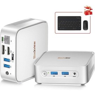 Mini PC Blackview MP50 AMD Ryzen 5 3500U 16 Go 512 Go SSD Radeon Vega 8 Windows 11 Pro Argent