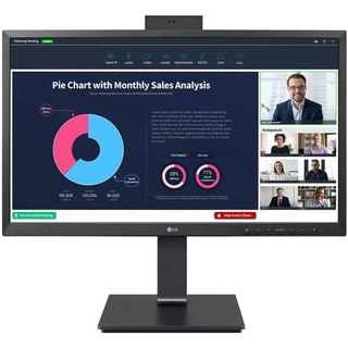 Écran PC LG 24BP75CP-B 23,8'' Full HD 60 Hz IPS USB-C Webcam Haut-parleurs Ergonomique