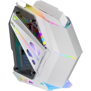 Mars Gaming Mc-titan RGB Gaming Box Xxl Atx Double bande Led éclairage avant Argb Hub blanc