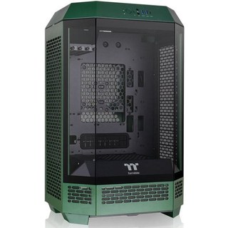 Boîtier Thermaltake The Tower T300 Racing Green Atx 2XUSB 3.0 sans alimentation verte