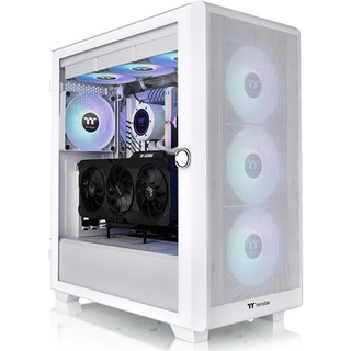Thermaltake S250 Tg Atx Box 2XUSBA 3.2 Argb sans source blanc