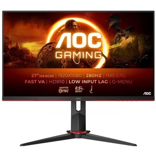 Écran PC AOC 27G2ZN3/BK 27" Full HD 280 Hz Fast VA HDR10 1MS Réglable