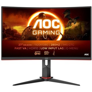 Écran PC AOC C27G2Z3/BK 27" LED Fast VA FullHD 280 Hz 1 ms incurvé
