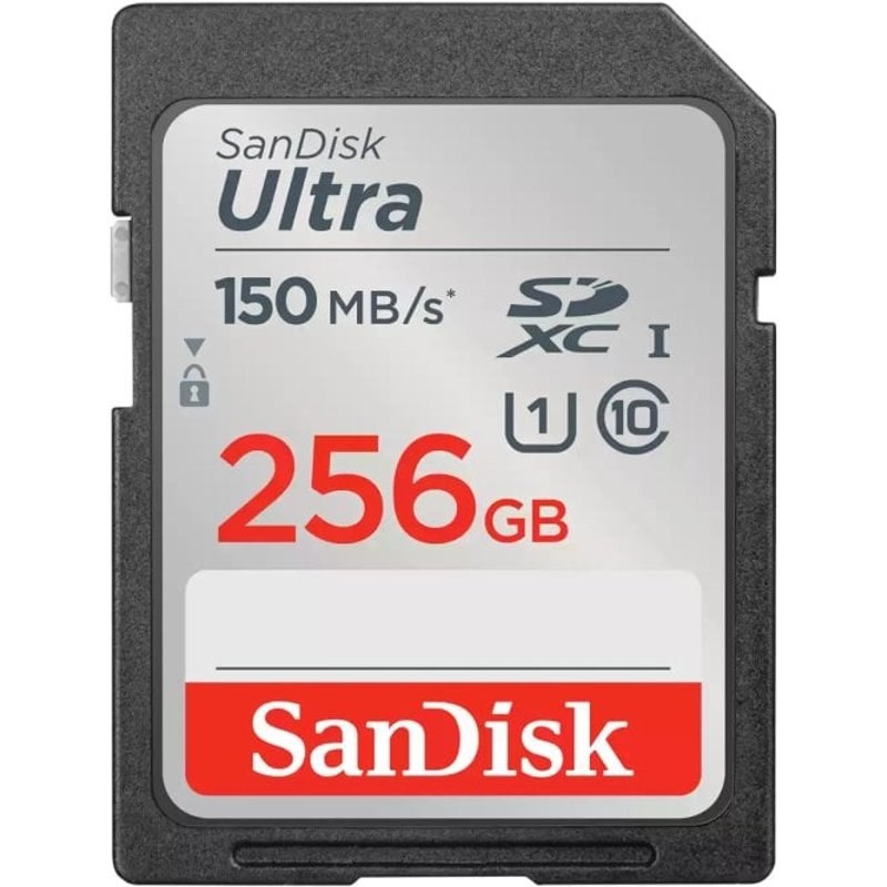 SanDisk Ultra 256 Go SDXC UHS-I classe 10 150 Mo
