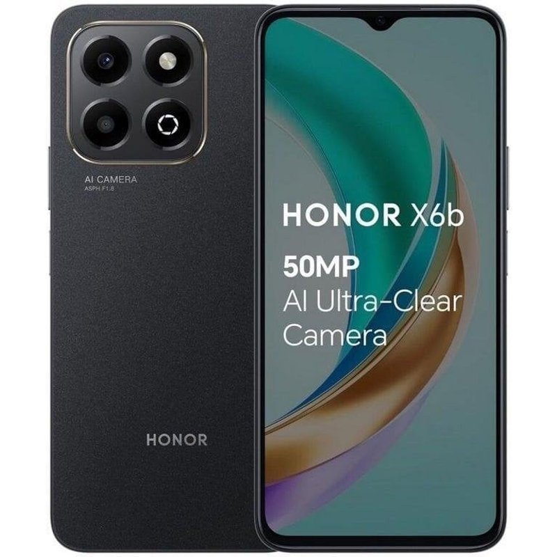 HONOR X6B 4G 4 Go 6.56" 128 Go Noir NFC