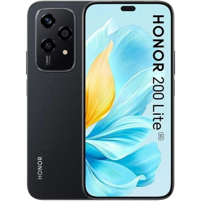 HONOR 200 Lite 5G 8 Go 256 Go 6.7" Noir Minuit