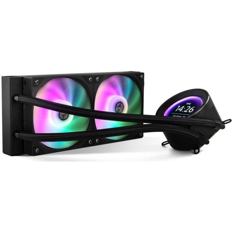Refroidissement liquide NOX Hummer X-240 LCD 240 mm RGB 2 ventilateurs écran personnalisable