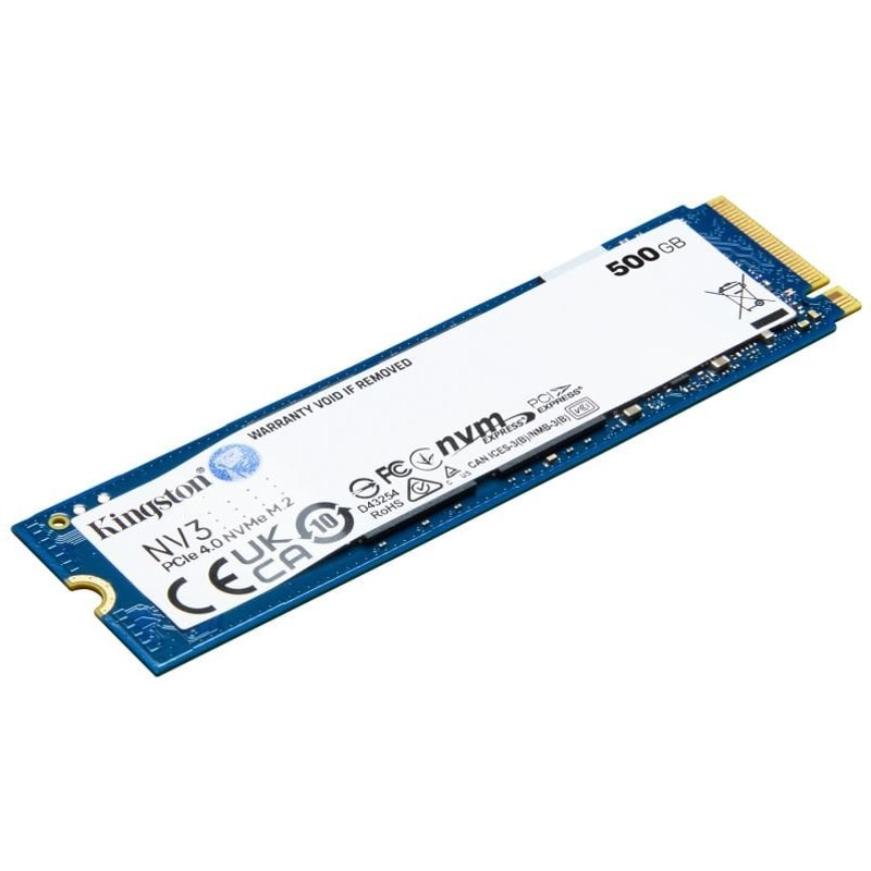 Kingston Technology NV3 500 Go M.2 PCI Express 4.0 NVMe 3D NAND