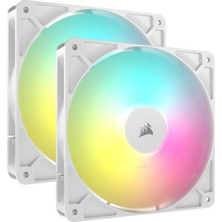Corsair RS140 ARGB Double Pack Ventilateur PWM supplémentaire 140 mm Blanc