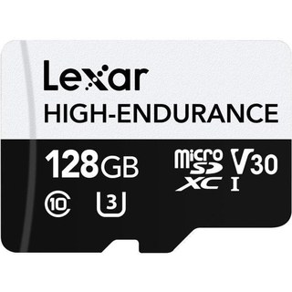 Carte MicroSD Lexar High-Endurance 128 Go UHS-I Classe 10 V30 U3