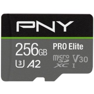 Carte microSD PNY Pro Elite 256 Go UHS-I U3 V30 A2 100MB/s