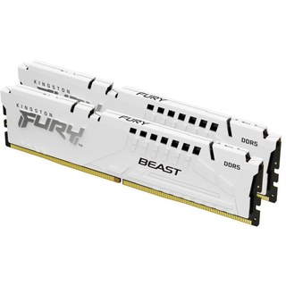 Kingston Fury Beast DDR5 6000 MHz 32 Go 2 x 16 Go CL36 AMD EXPO Blanc