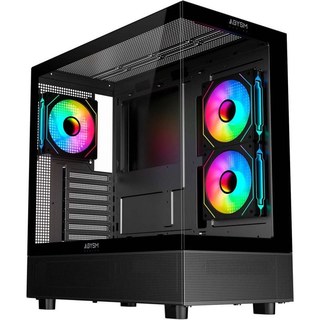 Abysm Gaming Boîtier Atx Danube Sava H400 Prime Noir