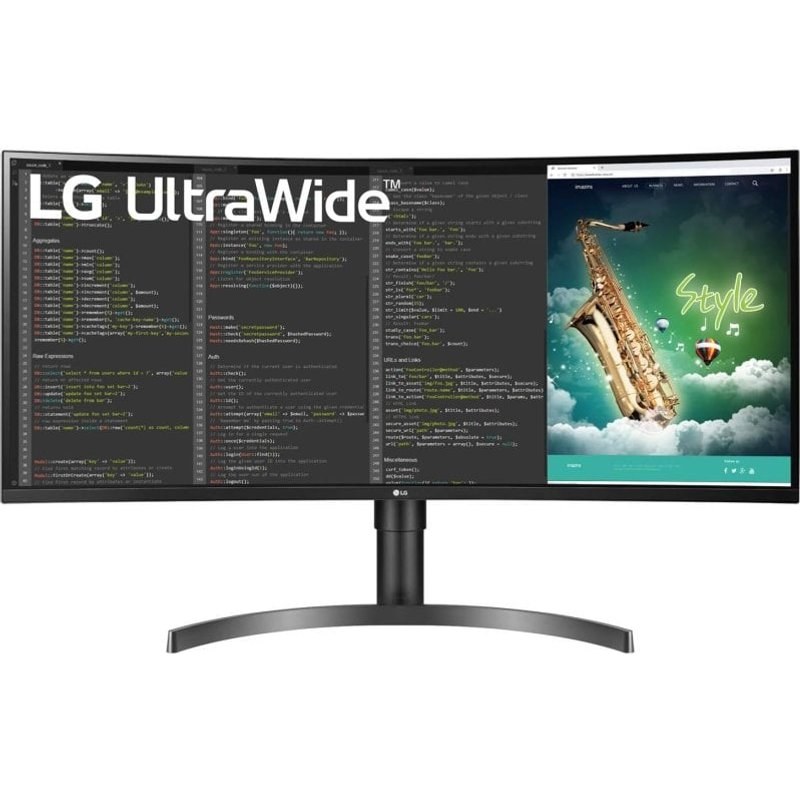 LG 35WN75CP-B Écran LED incurvé 35" VA UltraWide QHD 100 Hz FreeSync USB-C