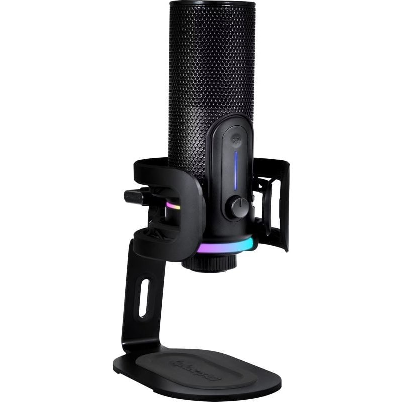 Streamplify MIC PRO RGB Microphone pour streaming Noir