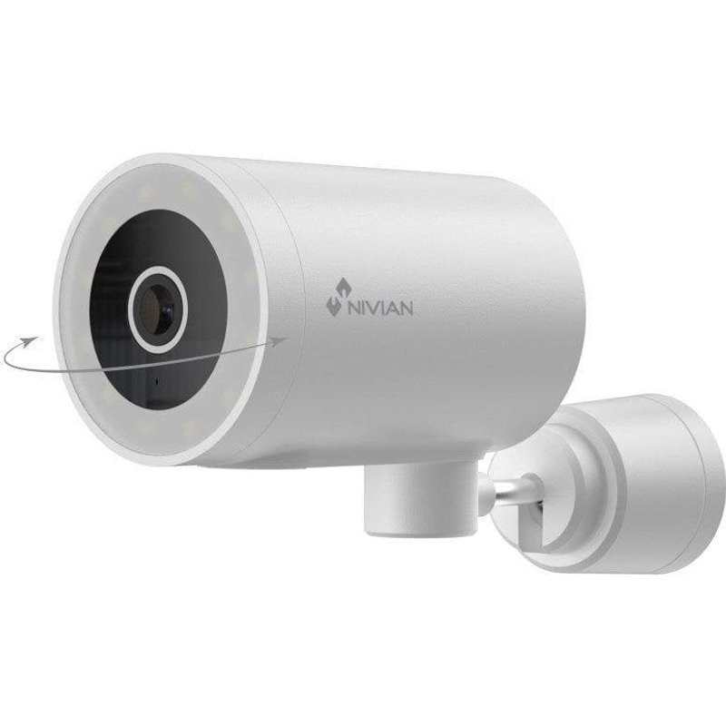 Caméra de surveillance Nivian NVS-IPC-0H3-L Quad HD Vision Nocturne Extérieure Contrôle Vocal