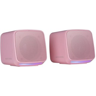 Mars Gaming MS-PRO RGB Flow Enceintes avec boîtier de commande 10W Rose