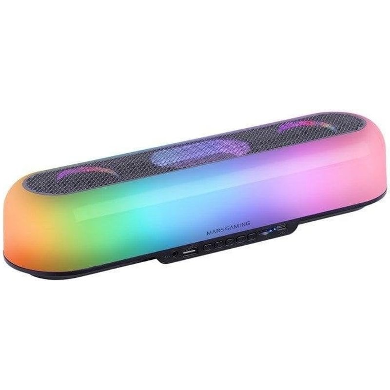 Haut-parleurs Mars Gaming Soundbar Bluetooth 20W avec éclairage RGB 360º
