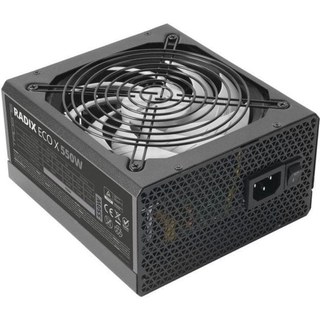 Tacens RADIX ECO X 550 Alimentation ATX 550W 6 ans de garantie 87% SMD DC-DC AI-RPM FDB Noir