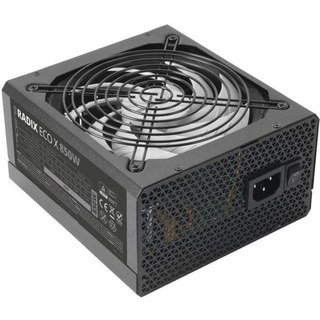 Tacens RADIX ECO X 850 Alimentation ATX 850W 6 ans de garantie 87% SMD DC-DC AI-RPM FDB Noir