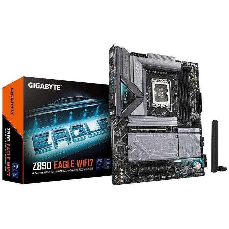 Carte mère Gigabyte Z890 EAGLE WIFI7 Intel Z890 LGA1851 DDR5 ATX Wi-Fi 7 USB4 2.5GBE M.2 RAID