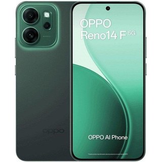 Smartphone Oppo Reno 14 F 6,57" 5G Double nano SIM 256 Go Vert émeraude