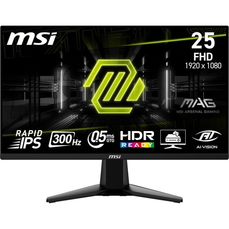 Écran PC MSI MAG 255XF 24,5" LED Fast IPS FullHD 300 Hz
