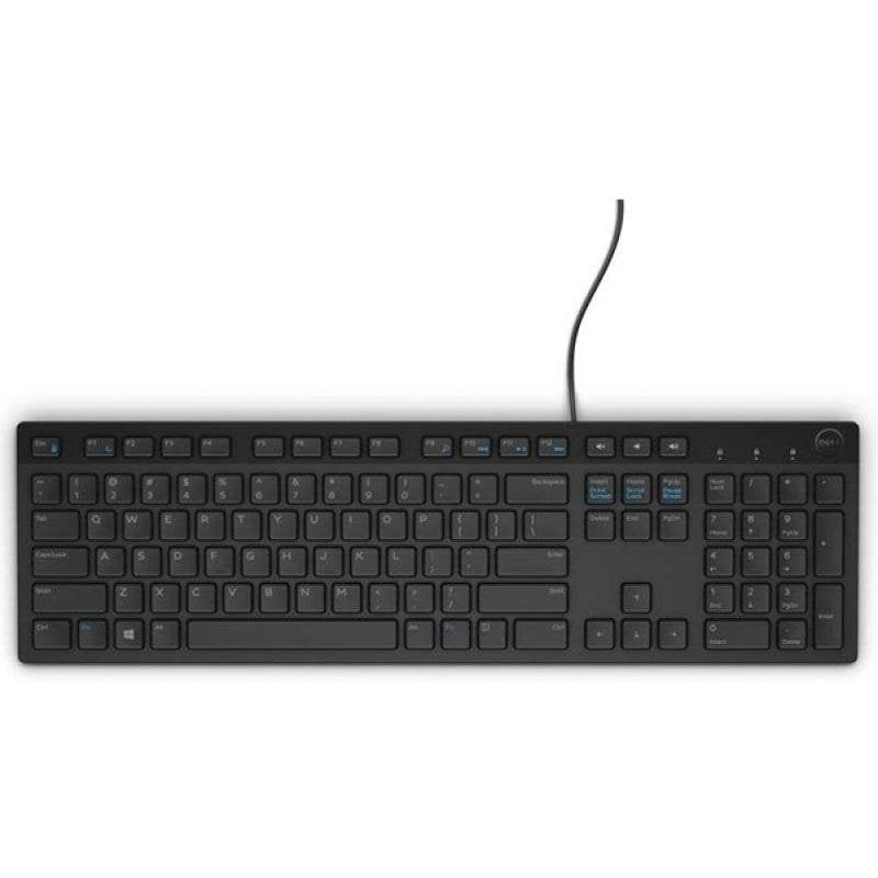 Clavier Dell KB216 AZERTY USB filaire complet noir français