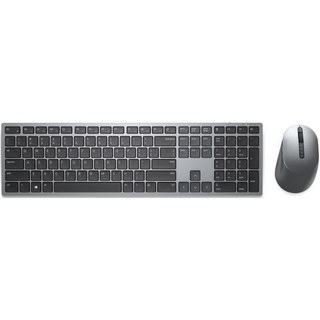 DELL KM7321W clavier Souris incluse Bureau RF sans fil + Bluetooth Gris, Titane