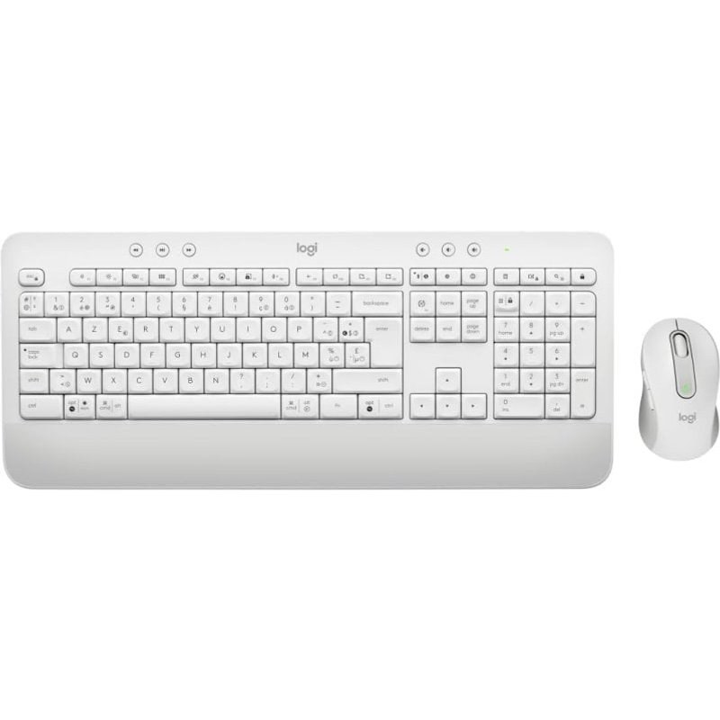 Logitech - Signature MK650 Combo pour entreprise - Blanc cassé - Français