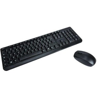 Clavier MCL Samar ACK-2012W/N sans fil 2.4 GHz AZERTY noir