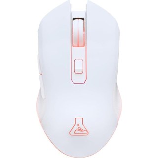 Souris de jeu sans fil The G-Lab Kult Helium WL RGB 6400 DPI blanche