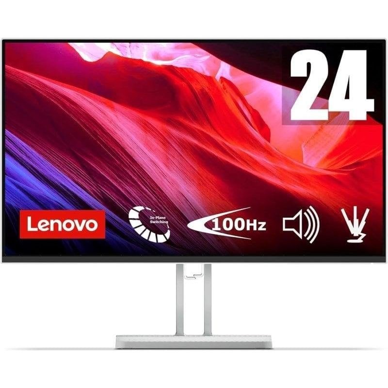 Écran PC Lenovo L24I-4B 23,8" Full HD 100 Hz IPS Bordures Fines Inclinable VESA