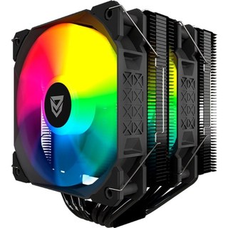 Ventilateur CPU Nfortec Sculptor X2 2X120MM ARGB TDP jusqu'à 240W Noir