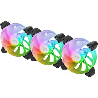 Mars Gaming MF-3AR Reverse ARGB Pack 3X Ventilateurs supplémentaires 120 mm Double Connecteur