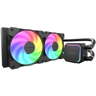 Kit de refroidissement liquide Jetflow LC-Power LC-CC-240-B-ARGB 240 mm, noir