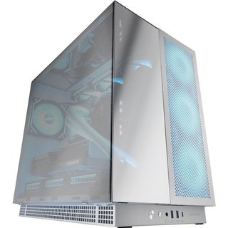 Mars Gaming MC-NOVA3 Boîtier de jeu personnalisé XXL E-ATX Triple Crystal Chrome Aluminium