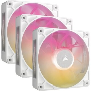 Corsair iCUE LINK RX120 MAX RGB Triple Pack Ventilateur PWM supplémentaire 120 mm Blanc