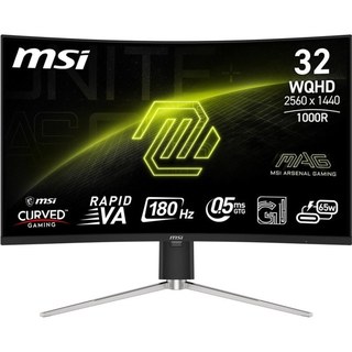 MSI MAG 325CQRF QD-E2 31,5" LED Rapid VA QHD 180 Hz 0,5 ms Adaptive Sync Incurvé USB-C