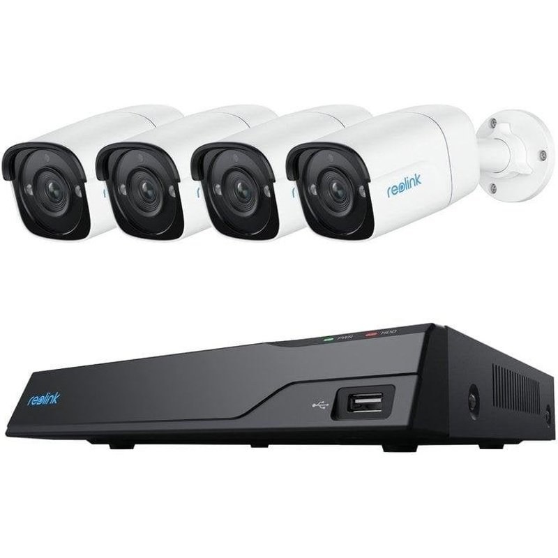Caméra de surveillance Reolink 2K+ Vision Nocturne Intérieur et Extérieur Détection IA Audio