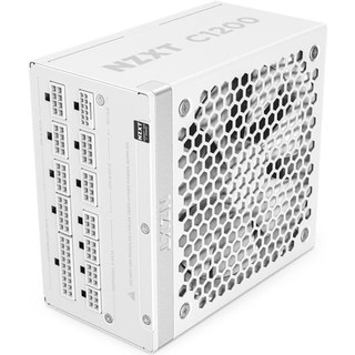 NZXT C1200 Gold ATX 3.1 PCIe 5.1 1200 W 80 Plus Gold Modulaire Blanc