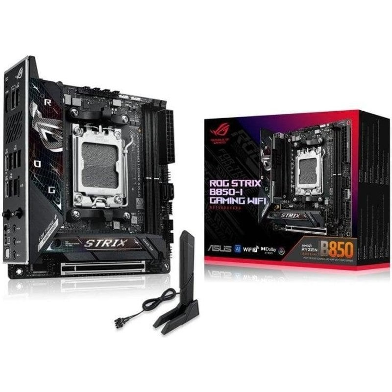 Carte mère ASUS ROG STRIX B850-I GAMING Wi-Fi B850 AM5 DDR5 Mini ITX Wi-Fi 7 RGB