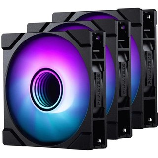 Phanteks M25-120 GEN2 3XKIT Ventilateurs Argb 120 mm Chaîne Unifiée Infinity Mirror Noir