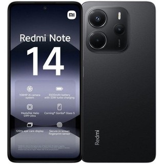 Xiaomi REDMI Note 14 4G 6 Go 128 Go 6.67" Noir