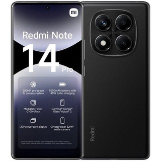 Xiaomi REDMI Note 14 Pro 4G 8 Go 256 Go 6.67" Noir Minuit
