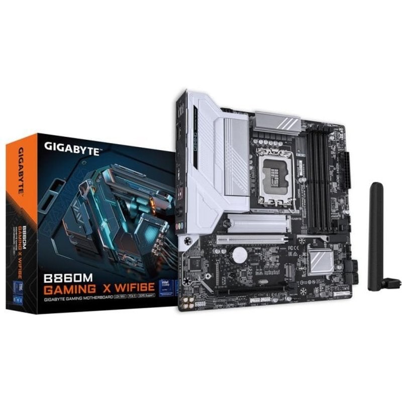 Carte mère Gigabyte B860M GAMING X WIFI6E Intel B860 LGA1851 DDR5 Micro ATX Wi-Fi 6E PCIe 5.0